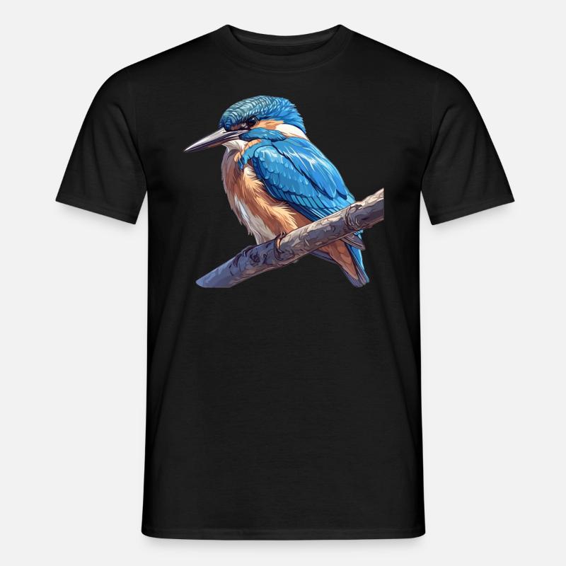 Eisvögel Eisvogel - Männer T-Shirt - Schwarz