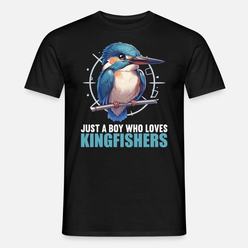 Eisvögel Eisvogel - Männer T-Shirt - Schwarz
