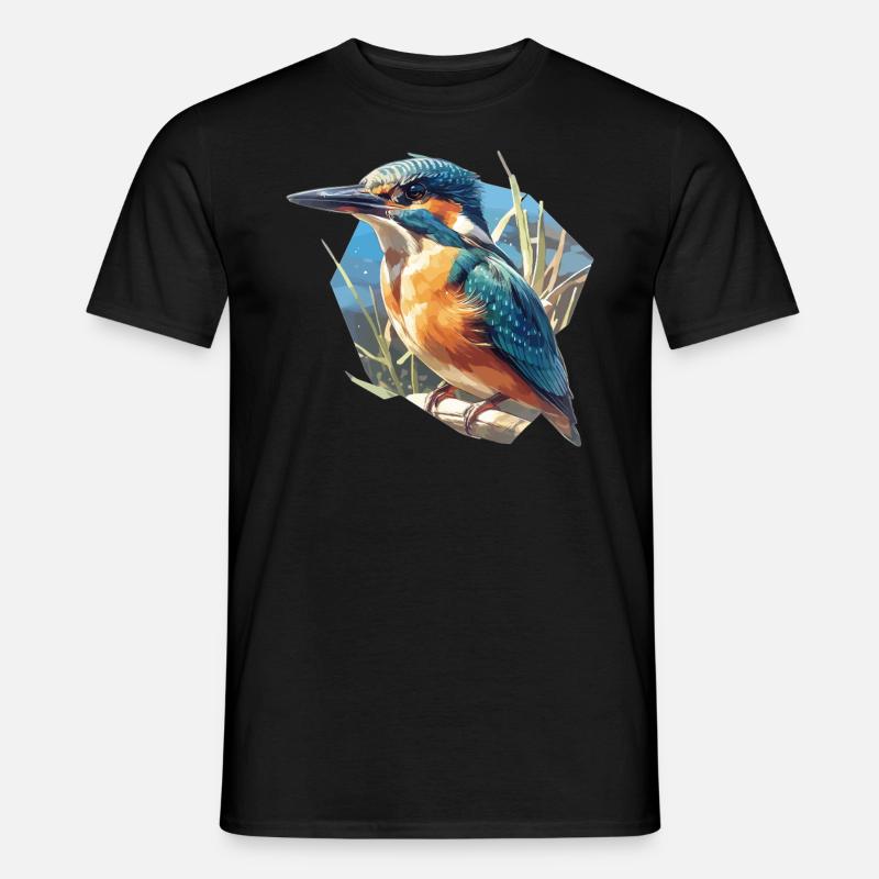 Eisvögel Eisvogel - Männer T-Shirt - Schwarz