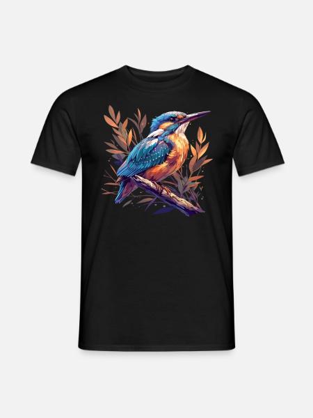 Martin pescatore Martin pescatore - T-shirt uomo - nero