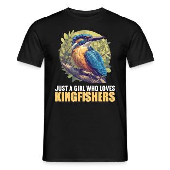 Kingfishers Kingfisher - Men's T-Shirt - black - Front - AI Model Male 178 light (178cm)