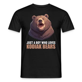 Kodiakbären Kodiakbär - Männer T-Shirt - Schwarz - Vorne - AI Model Male 178 light (178cm)