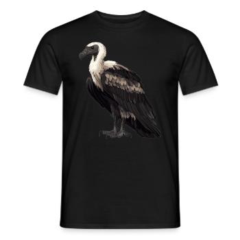 Vulture Geier - Männer T-Shirt - Schwarz - Vorne - AI Model Male 178 light (178cm)