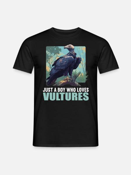 Vulture Geier - Männer T-Shirt - Schwarz
