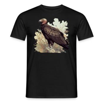 Vulture Geier - Männer T-Shirt - Schwarz - Vorne - AI Model Male 178 light (178cm)