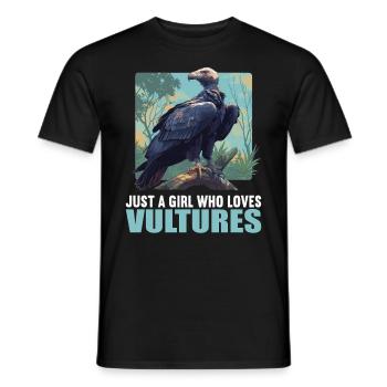Vulture Geier - Männer T-Shirt - Schwarz - Vorne - AI Model Male 178 light (178cm)