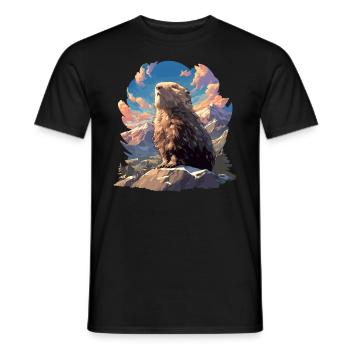 Lemmings Lemming - Men's T-Shirt - black - Front - AI Model Male 178 light (178cm)
