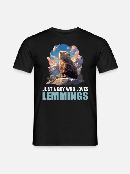 Lemmings Lemming - Men's T-Shirt - black