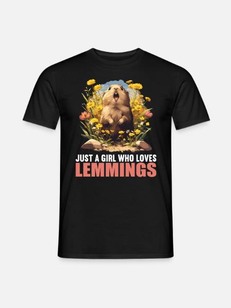 Lemmings Lemming - Men's T-Shirt - black