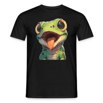 Lézards Lézard - T-shirt homme - noir - Devant - AI Model Male 178 light (178cm)