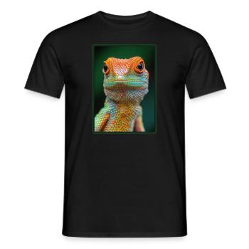 Lézards Lézard - T-shirt homme - noir - Devant - AI Model Male 178 light (178cm)
