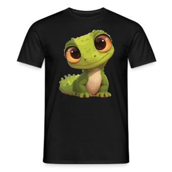Lézards Lézard - T-shirt homme - noir - Devant - AI Model Male 178 light (178cm)