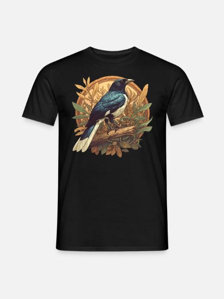 Magpies Magpie - Men's T-Shirt - black