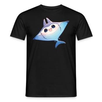 Manta Rays Manta Rays - Men's T-Shirt - black - Front - AI Model Male 178 light (178cm)