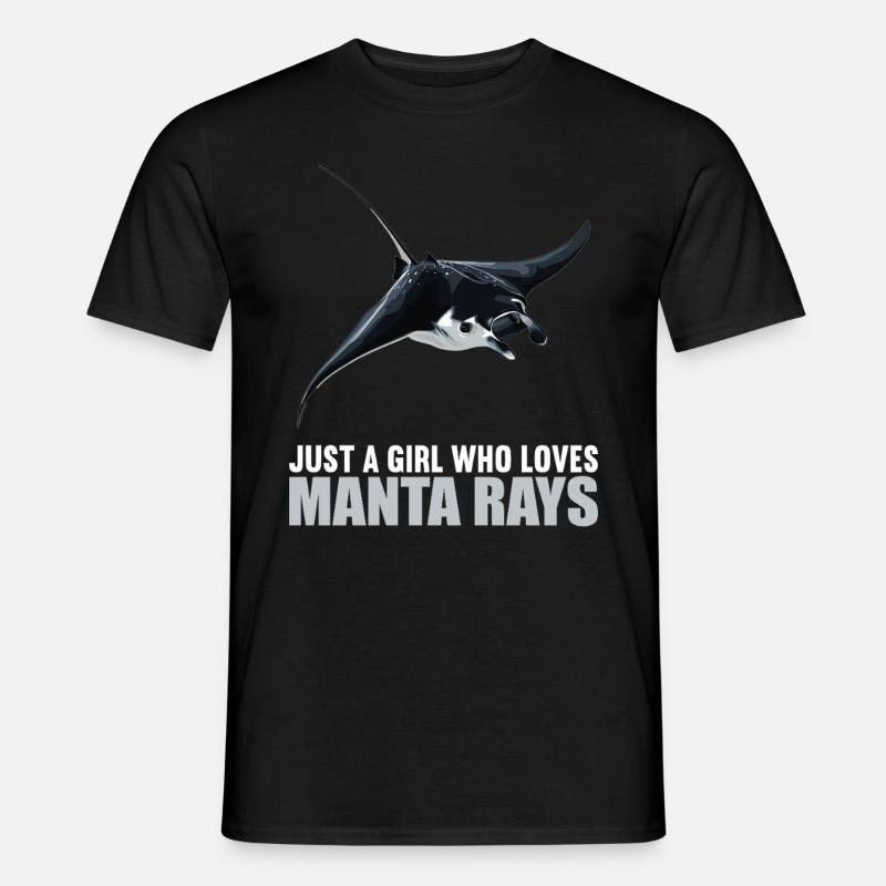 Mantas Manta Rochen - Männer T-Shirt - Schwarz