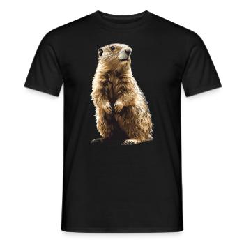 Marmottes Marmottes - T-shirt homme - noir - Devant - AI Model Male 178 light (178cm)