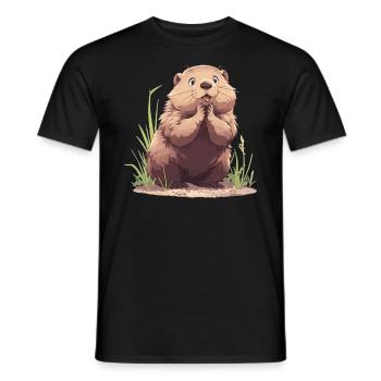 Marmottes Marmottes - T-shirt homme - noir - Devant - AI Model Male 178 light (178cm)