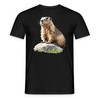Marmottes Marmottes - T-shirt homme - noir - Devant - AI Model Male 178 light (178cm)
