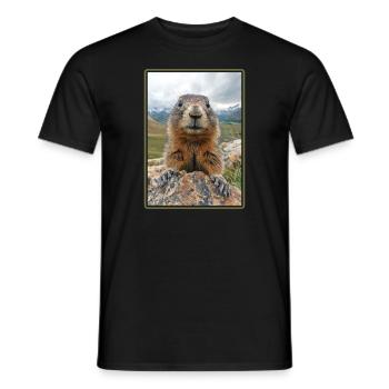 Marmottes Marmottes - T-shirt homme - noir - Devant - AI Model Male 178 light (178cm)