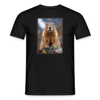 Marmottes Marmottes - T-shirt homme - noir - Devant - AI Model Male 178 light (178cm)
