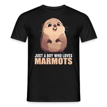 Marmottes Marmottes - T-shirt homme - noir - Devant - AI Model Male 178 light (178cm)