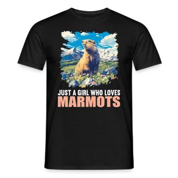 Marmottes Marmottes - T-shirt homme - noir - Devant - AI Model Male 178 light (178cm)