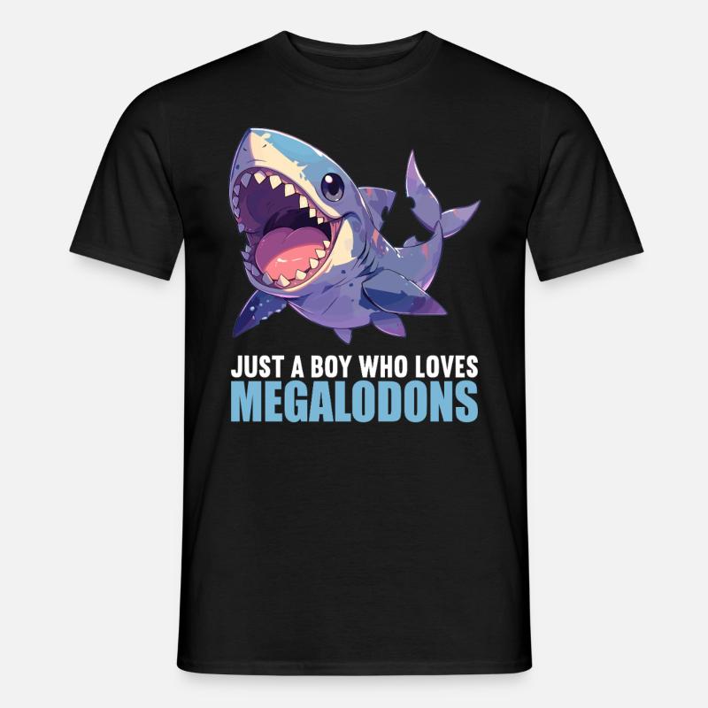 Megalodons Megalodon - Männer T-Shirt - Schwarz