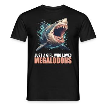 Megalodons Megalodon - Men's T-Shirt - black - Front - AI Model Male 178 light (178cm)