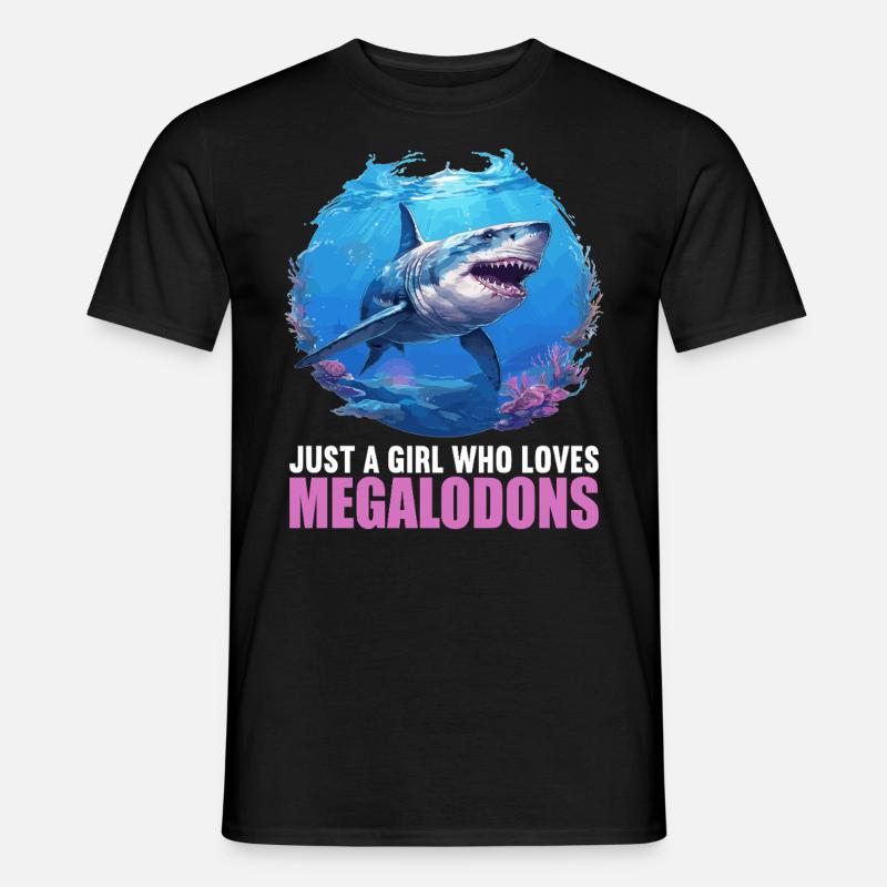 Megalodons Megalodon - Männer T-Shirt - Schwarz
