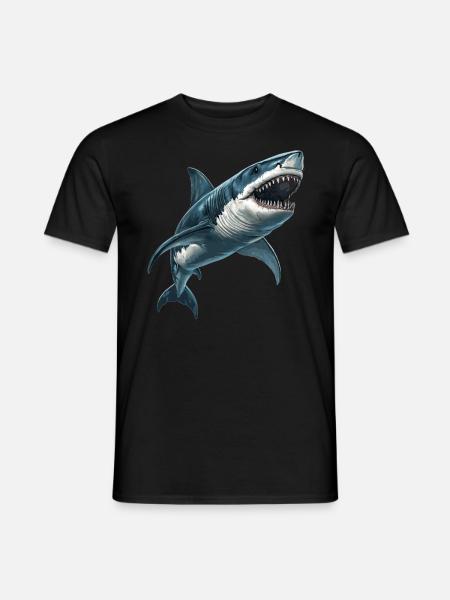 Requins Requin - T-shirt homme - noir