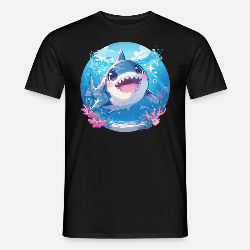 Requins Requin - T-shirt homme - noir