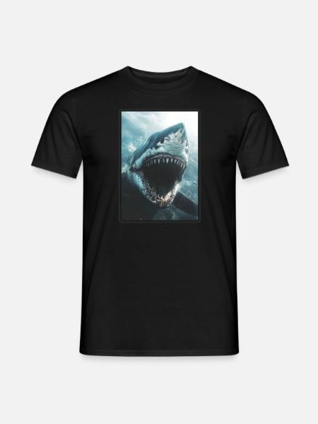 Requins Requin - T-shirt homme - noir