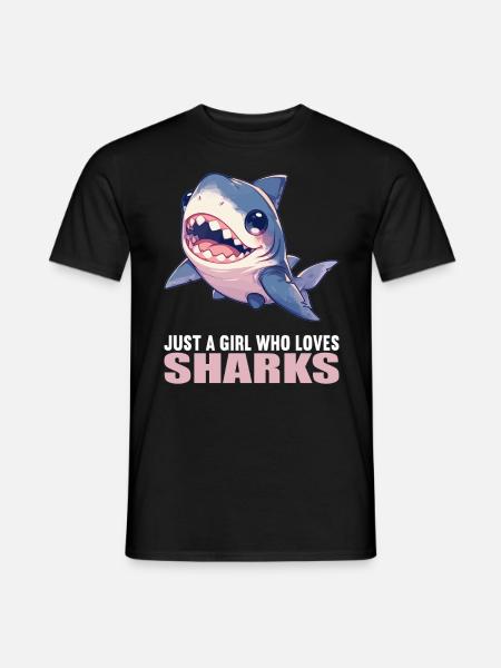 Requins Requin - T-shirt homme - noir