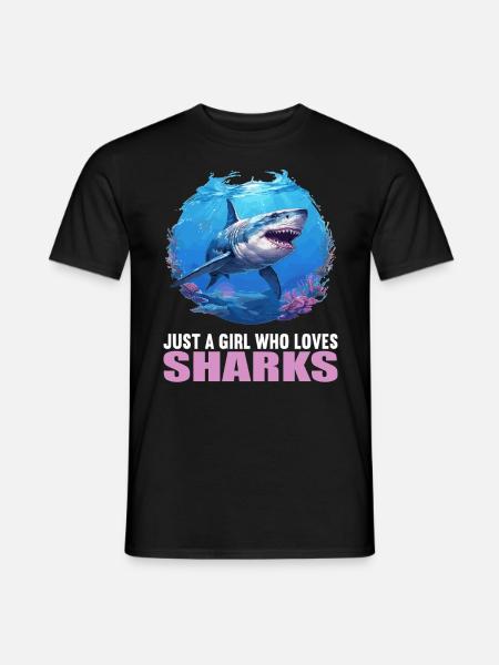 Requins Requin - T-shirt homme - noir
