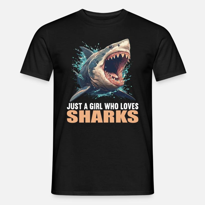 Requins Requin - T-shirt homme - noir
