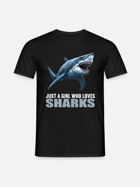 Requins Requin - T-shirt homme - noir