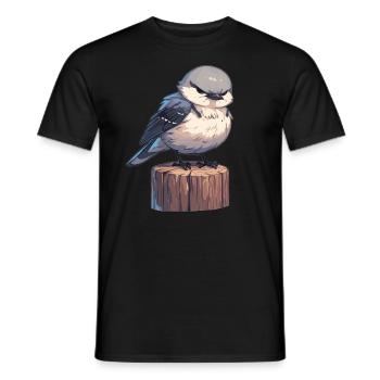 Spottdrosseln Spottdrossel - Männer T-Shirt - Schwarz - Vorne - AI Model Male 178 light (178cm)