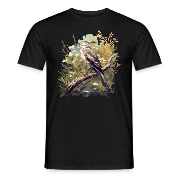 Spottdrosseln Spottdrossel - Männer T-Shirt - Schwarz - Vorne - AI Model Male 178 light (178cm)