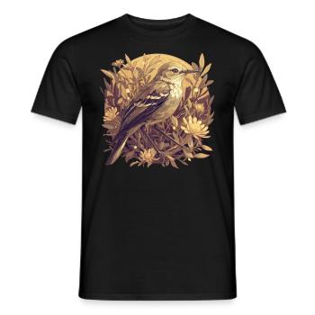 Spottdrosseln Spottdrossel - Männer T-Shirt - Schwarz - Vorne - AI Model Male 178 light (178cm)