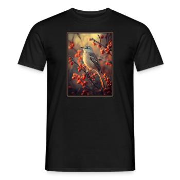 Spottdrosseln Spottdrossel - Männer T-Shirt - Schwarz - Vorne - AI Model Male 178 light (178cm)