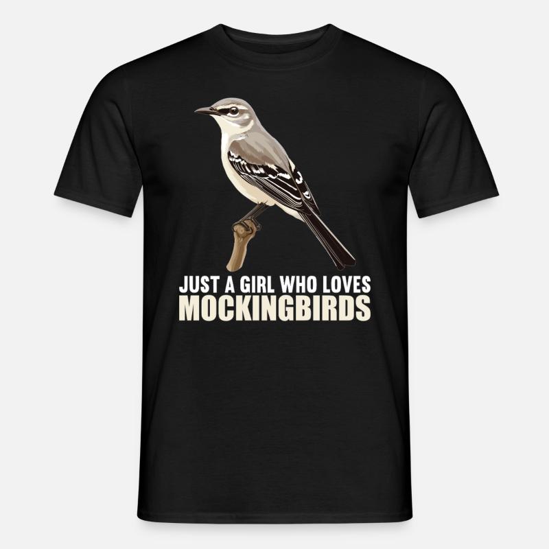 Spottdrosseln Spottdrossel - Männer T-Shirt - Schwarz
