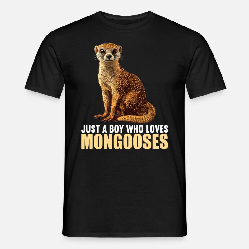 Mungos Mungo - Männer T-Shirt - Schwarz