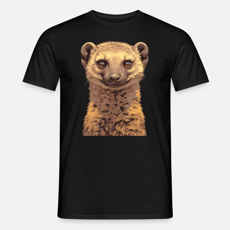 Mungos Mungo - Männer T-Shirt - Schwarz
