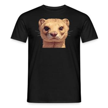 Mongoose's Mongoose - Men's T-Shirt - black - Front - AI Model Male 178 light (178cm)