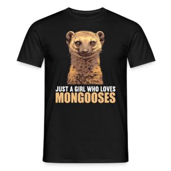 Mungos Mungo - Männer T-Shirt - Schwarz - Vorne - AI Model Male 178 light (178cm)