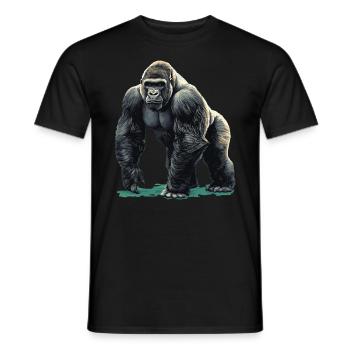 Berggorillas Berggorilla - Männer T-Shirt - Schwarz - Vorne - AI Model Male 178 light (178cm)