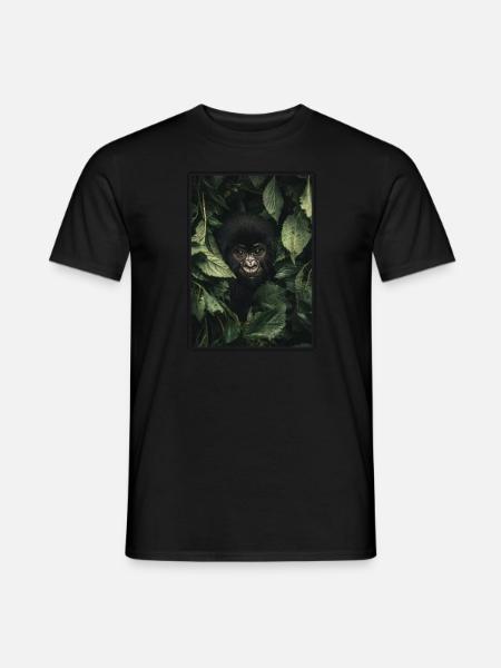 Berggorillas Berggorilla - Männer T-Shirt - Schwarz