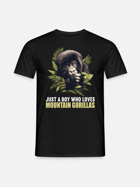Gorilles de montagne Gorille de montagne - T-shirt homme - noir