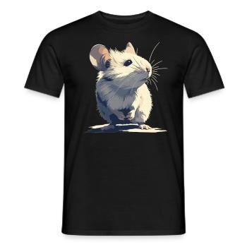 Mäuse Maus - Männer T-Shirt - Schwarz - Vorne - AI Model Male 178 light (178cm)