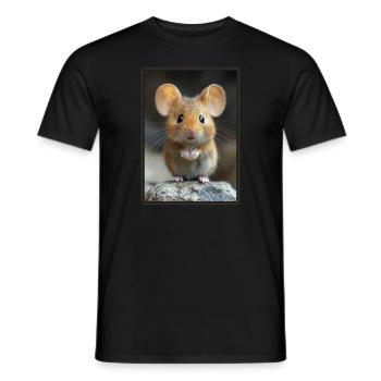 Souris Souris - T-shirt homme - noir - Devant - AI Model Male 178 light (178cm)